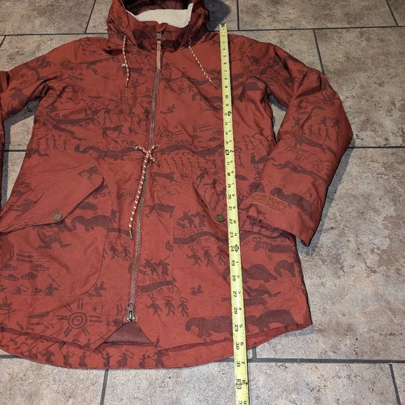 Burton Prowess Stone Age Snow Board Jacket Ladies Small - Picture 7 of 16